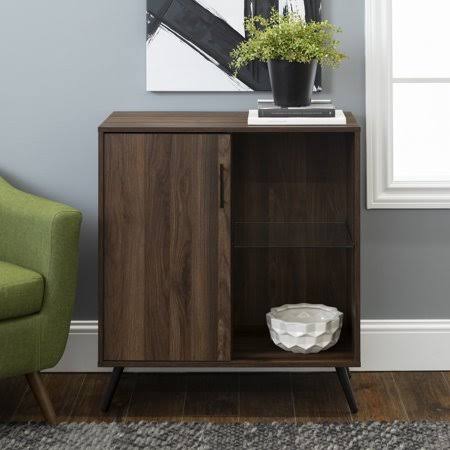Dark Walnut 1 Door Accent Cabinet H29914
