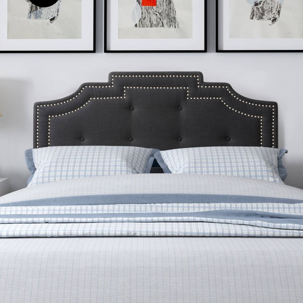 Cream Button Tufted Headboard O821511