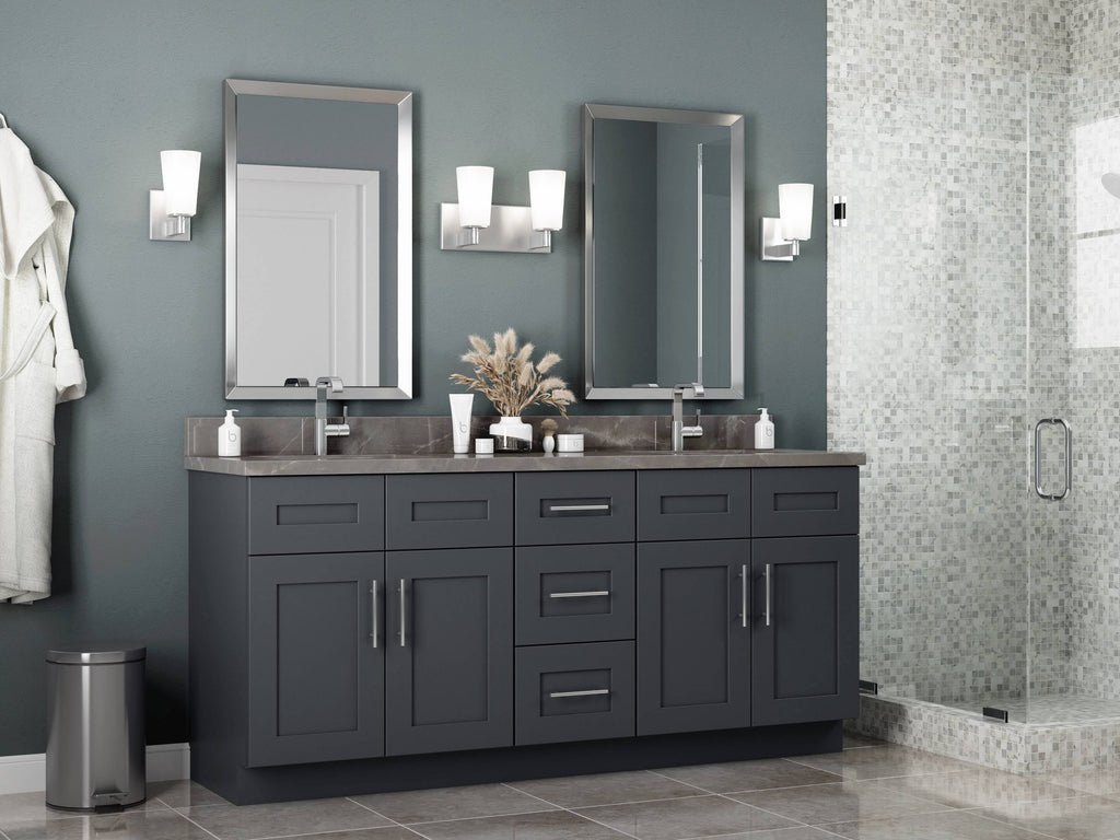 Deep Onyx Painted Pine Sink Base Cabin Z342410