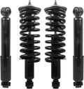 Front and Rear Complete Strut Assemblies Shock Absorbers Set of 4 P814246