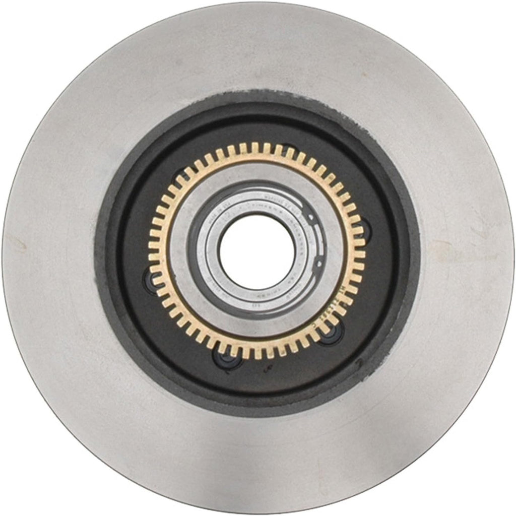 Black Front Disc Brake Rotor and Hub Assembly G498760